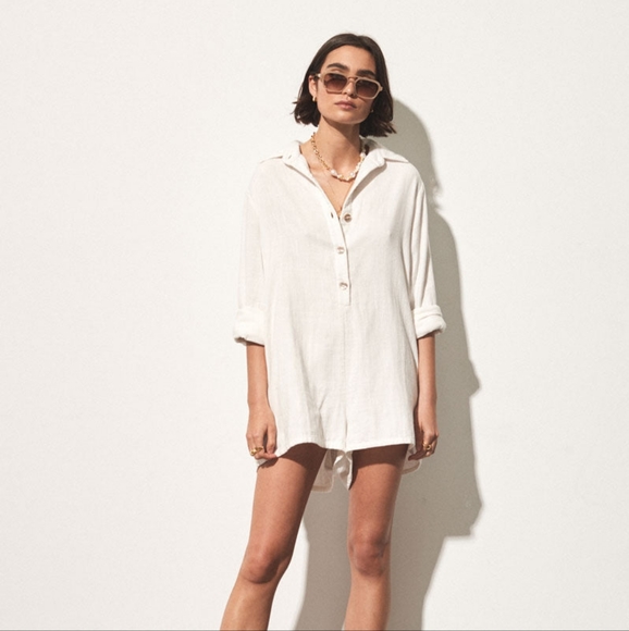 Maurie + Eve Pants - Maurie + Eve jumpsuit in white